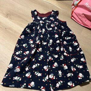 🐰💙 Elvira Vali Vintage Corduroy Dress – Size 4T (Made in Canada) 💙🐰